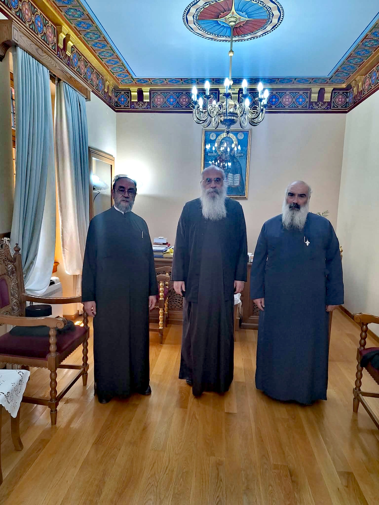 ΙΣΚΕ: επίσκεψη Προέδρου και Αντιπροέδρου στον Μητροπολίτη Μαντινείας - μια φωτογραφία 2