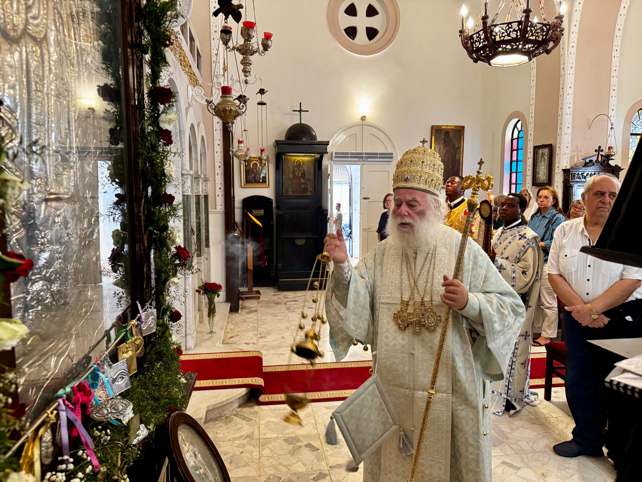 Πατριαρχική Θ. Λειτουργία στην Αλεξάνδρεια για την Αγία Παρασκευή - μια φωτογραφία 4