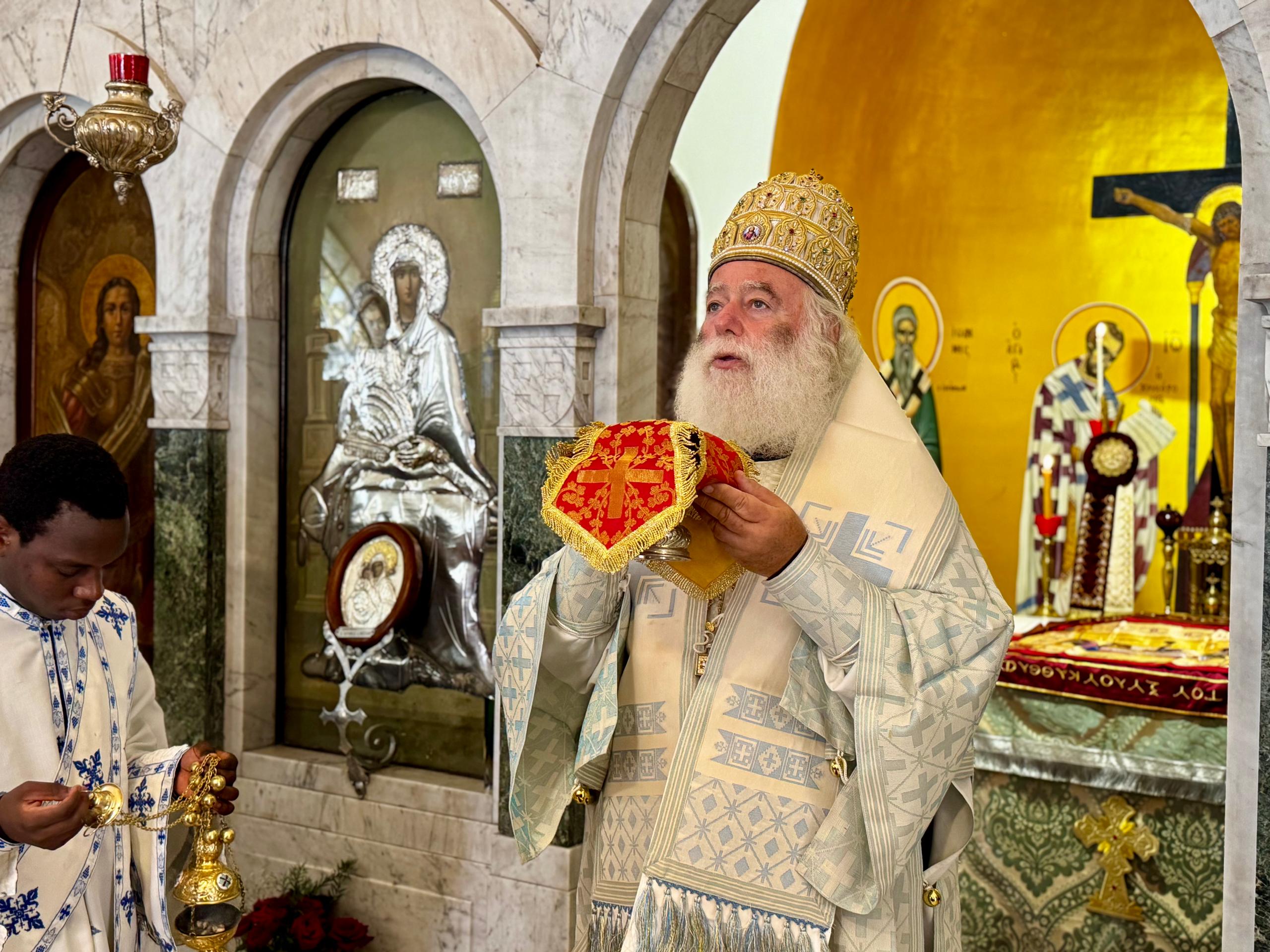 Πατριαρχική Θ. Λειτουργία στην Αλεξάνδρεια για την Αγία Παρασκευή - μια φωτογραφία 8