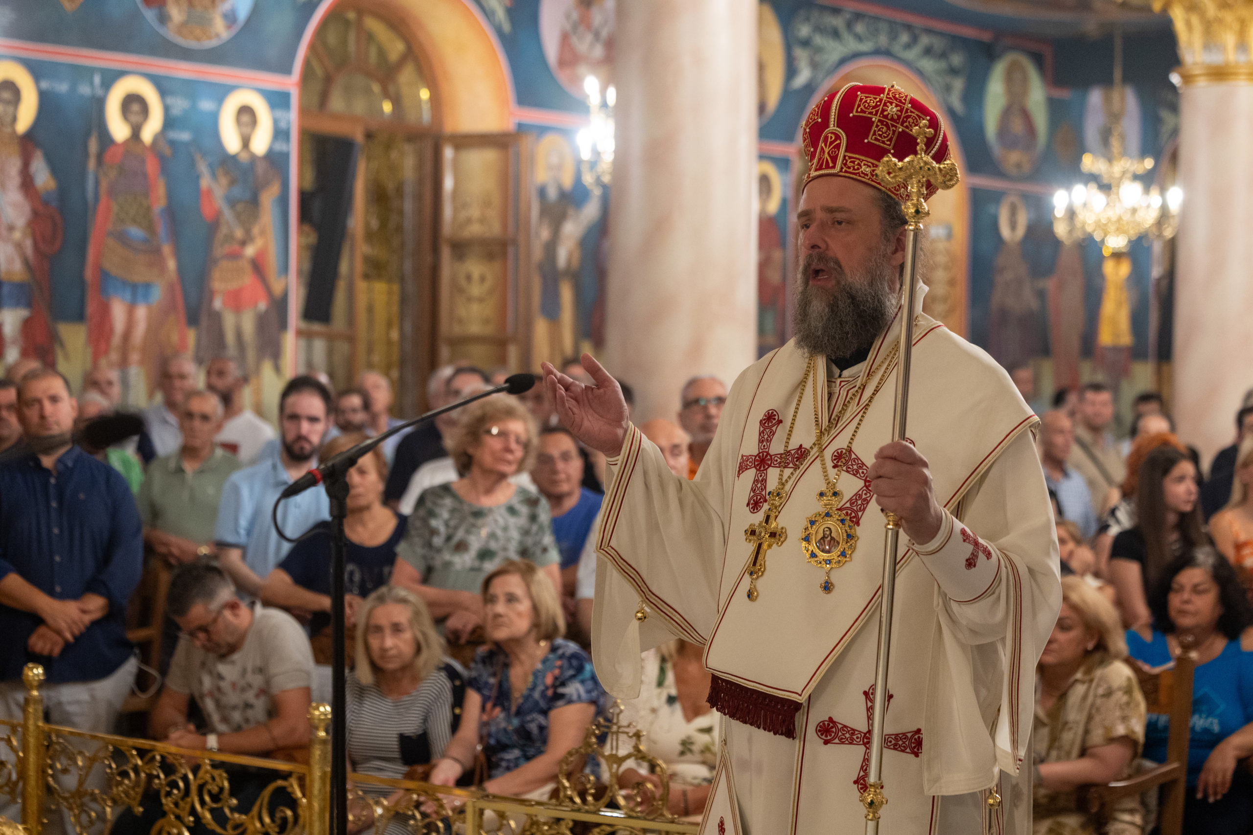 Αγρυπνία στον Προφήτη Ηλία Πυλαίας με τη σπάνια ακολουθία της Αγίας Τραπέζης - μια φωτογραφία 12
