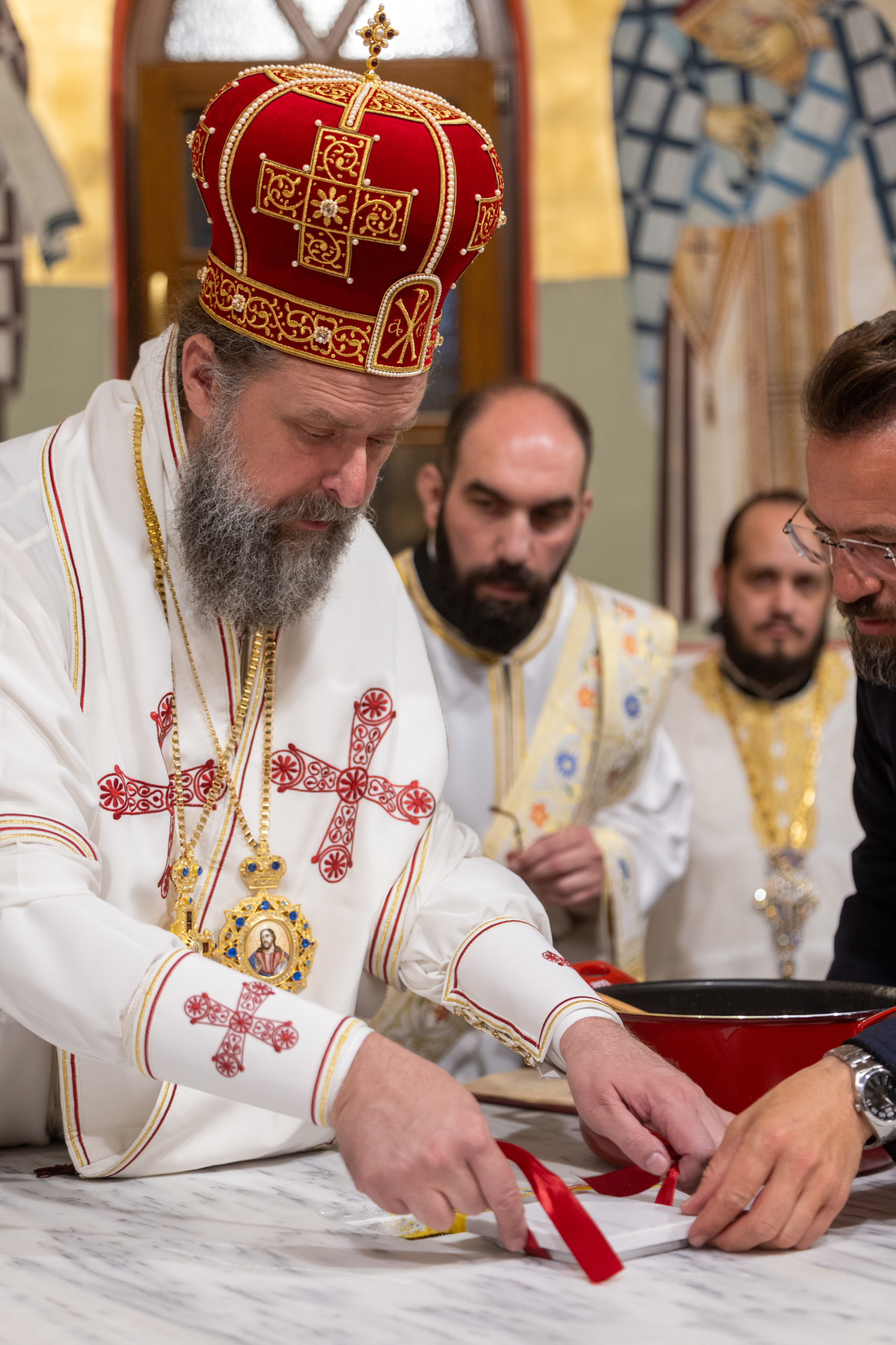 Αγρυπνία στον Προφήτη Ηλία Πυλαίας με τη σπάνια ακολουθία της Αγίας Τραπέζης - μια φωτογραφία 13