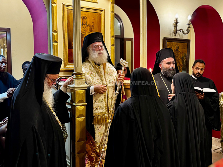 Ο Πατριάρχης Θεόδωρος τέλεσε μοναχικές κουρές και ίδρυσε γυναικεία Μονή - μια φωτογραφία 1