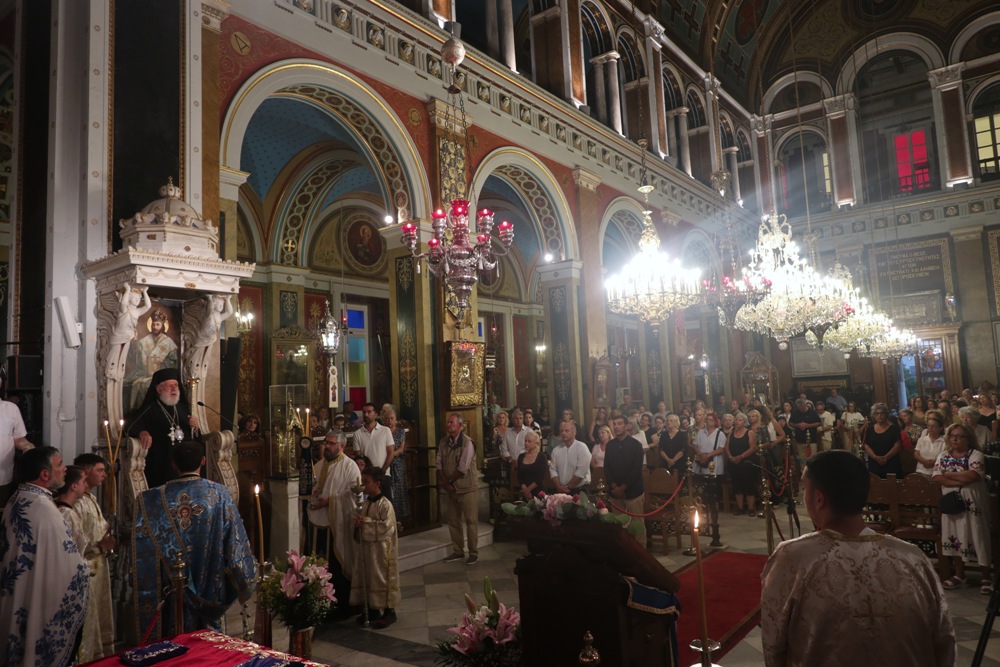 Τα Εγκώμια της Κοιμήσεως της Θεοτόκου στην Ερμούπολη Σύρου - μια φωτογραφία 5