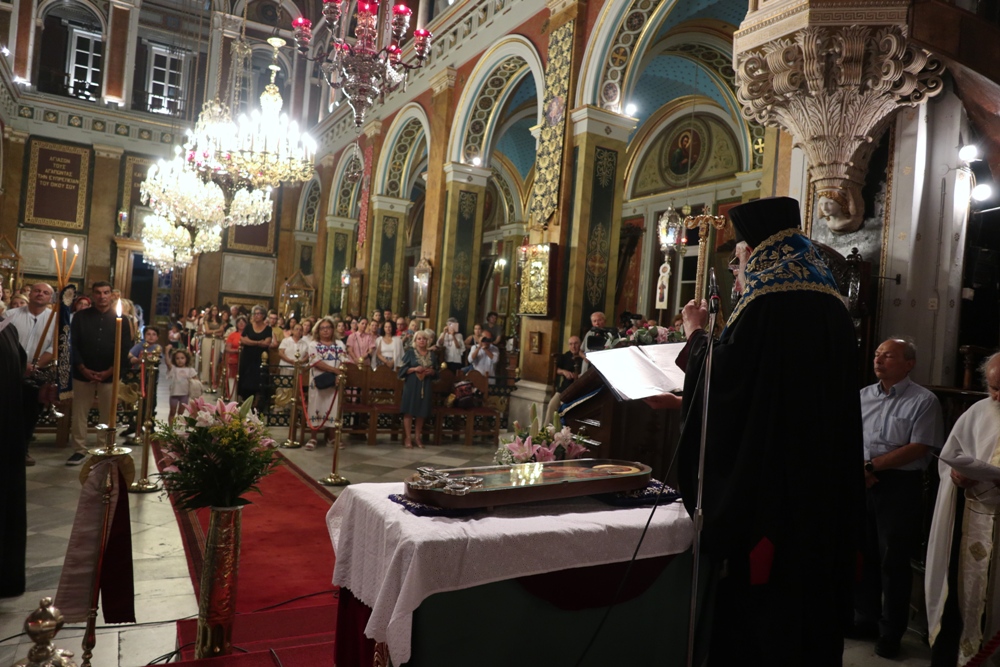 Τα Εγκώμια της Κοιμήσεως της Θεοτόκου στην Ερμούπολη Σύρου - μια φωτογραφία 12