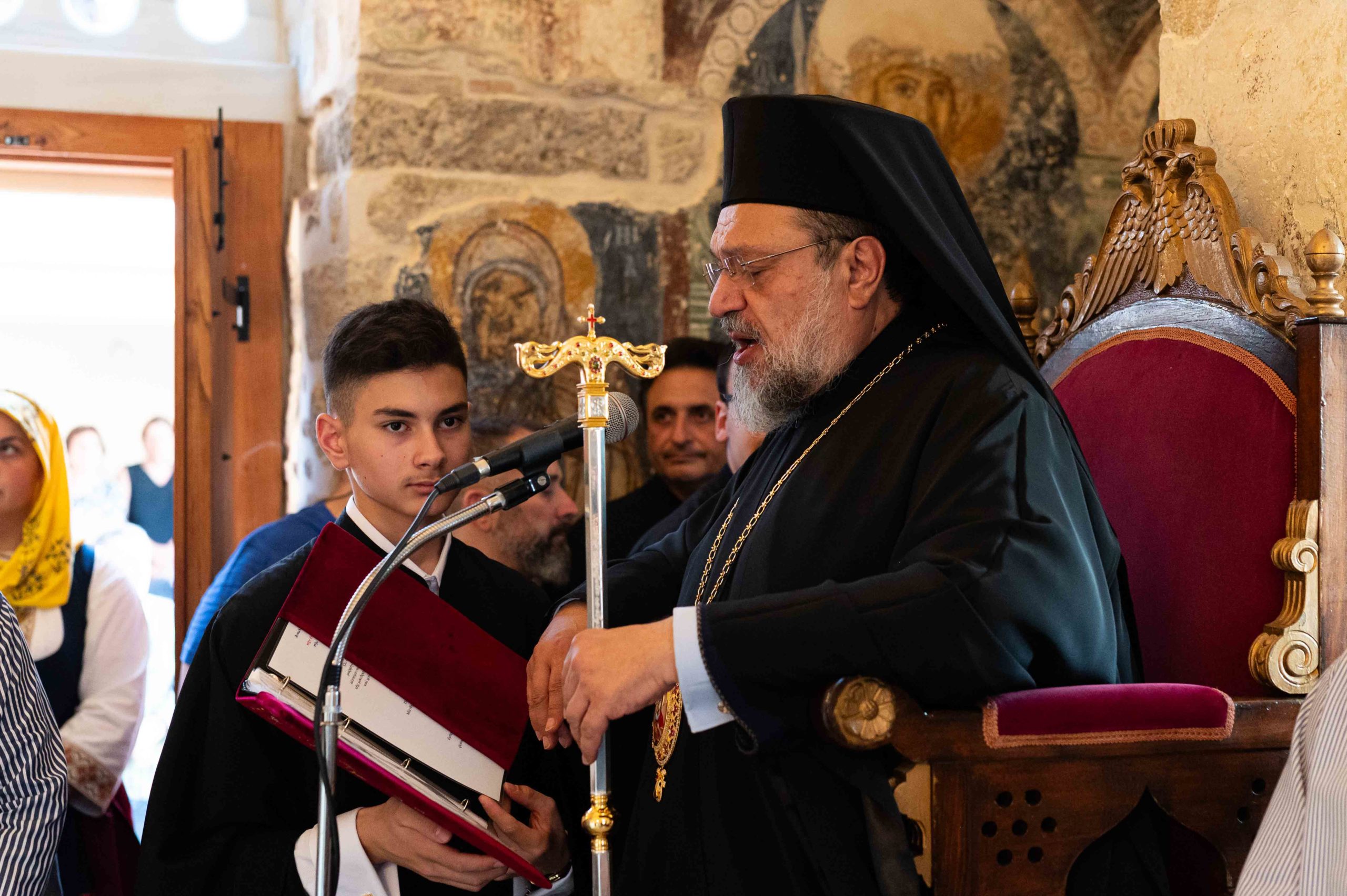 Θυρανοίξια στο αναστηλωμένο Καθολικό της Μονής Ελληνικών Μεσσηνίας - μια φωτογραφία 7