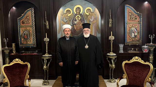 Ο Μουφτής Διδυμοτείχου συναντήθηκε με τον Μητροπολίτη Δαμασκηνό - μια φωτογραφία 1