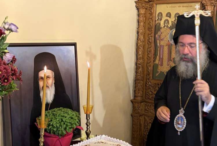 Μνημόσυνο για τον μακαριστό Μητρ. Ρεθύμνης τελέσθηκε στη Μονή Ατάλης–Μπαλή - μια φωτογραφία 1