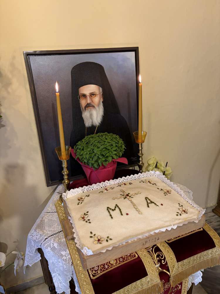 Μνημόσυνο για τον μακαριστό Μητρ. Ρεθύμνης τελέσθηκε στη Μονή Ατάλης–Μπαλή - μια φωτογραφία 4