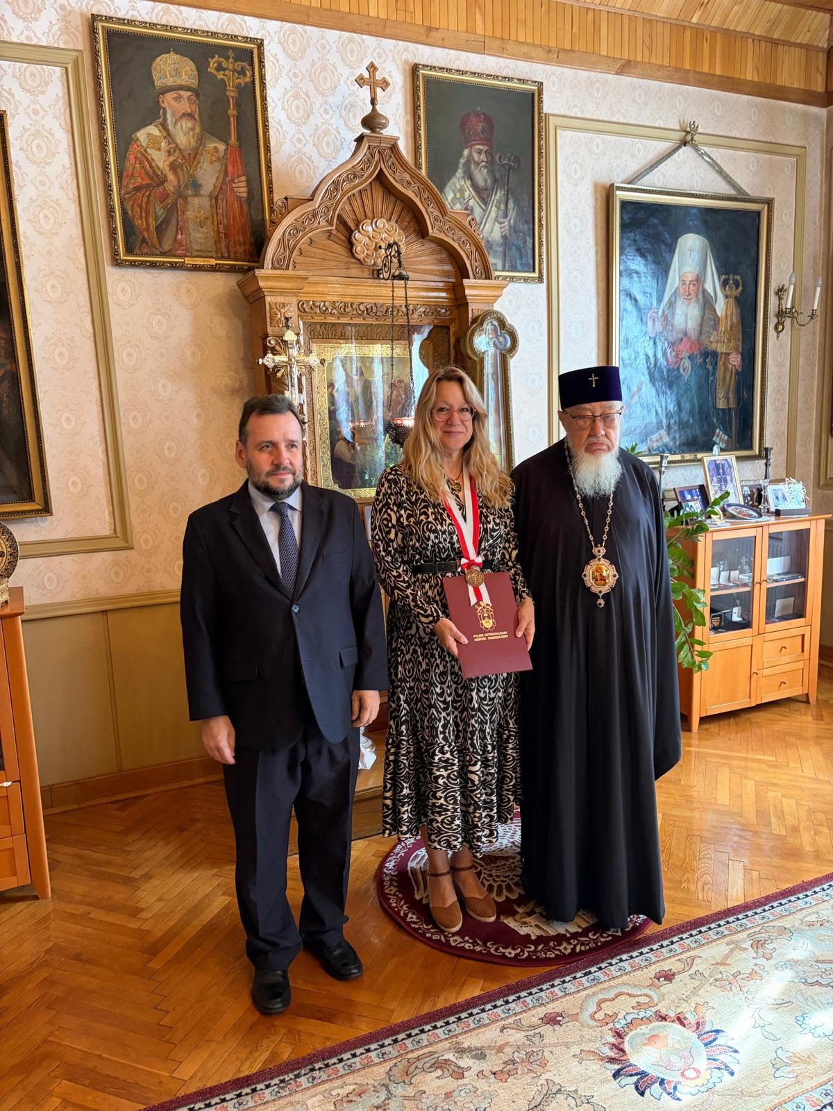 Η Πρέσβης της Ελλάδας τιμήθηκε από την Εκκλησία της Πολωνίας - μια φωτογραφία 3