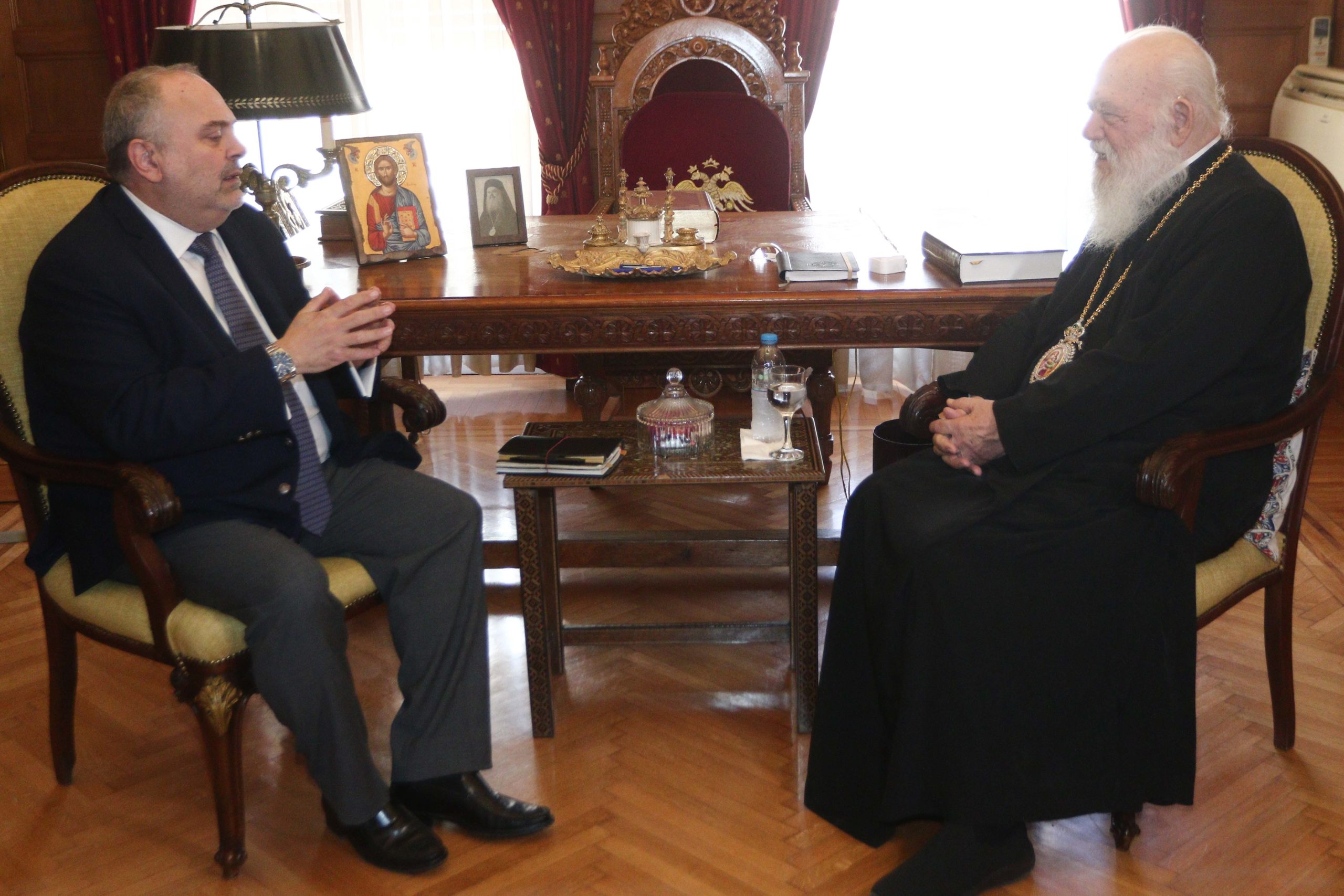 Ο Αρχιεπίσκοπος Ιερώνυμος συναντήθηκε με τον νέο Πρόεδρο του Αρείου Πάγου - μια φωτογραφία 5