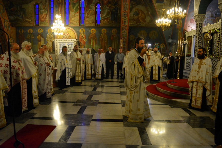 Τρισαρχιερατικός Εσπερινός για τον Άγιο Αλέξανδρο τελέσθηκε στη Νέα Σμύρνη - μια φωτογραφία 5