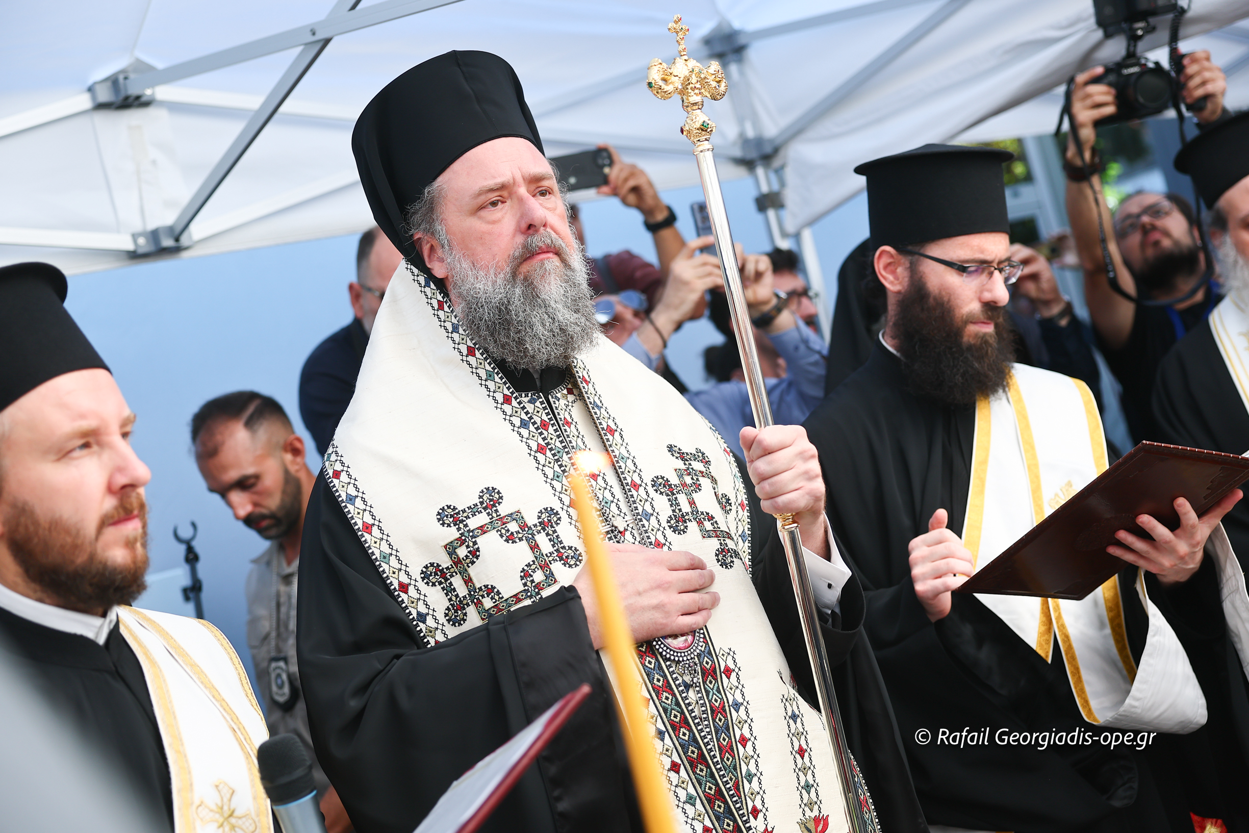 Ο Μητροπολίτης Θεσσαλονίκης Φιλόθεος τέλεσε αγιασμό για την 90ή ΔΕΘ - μια φωτογραφία 2