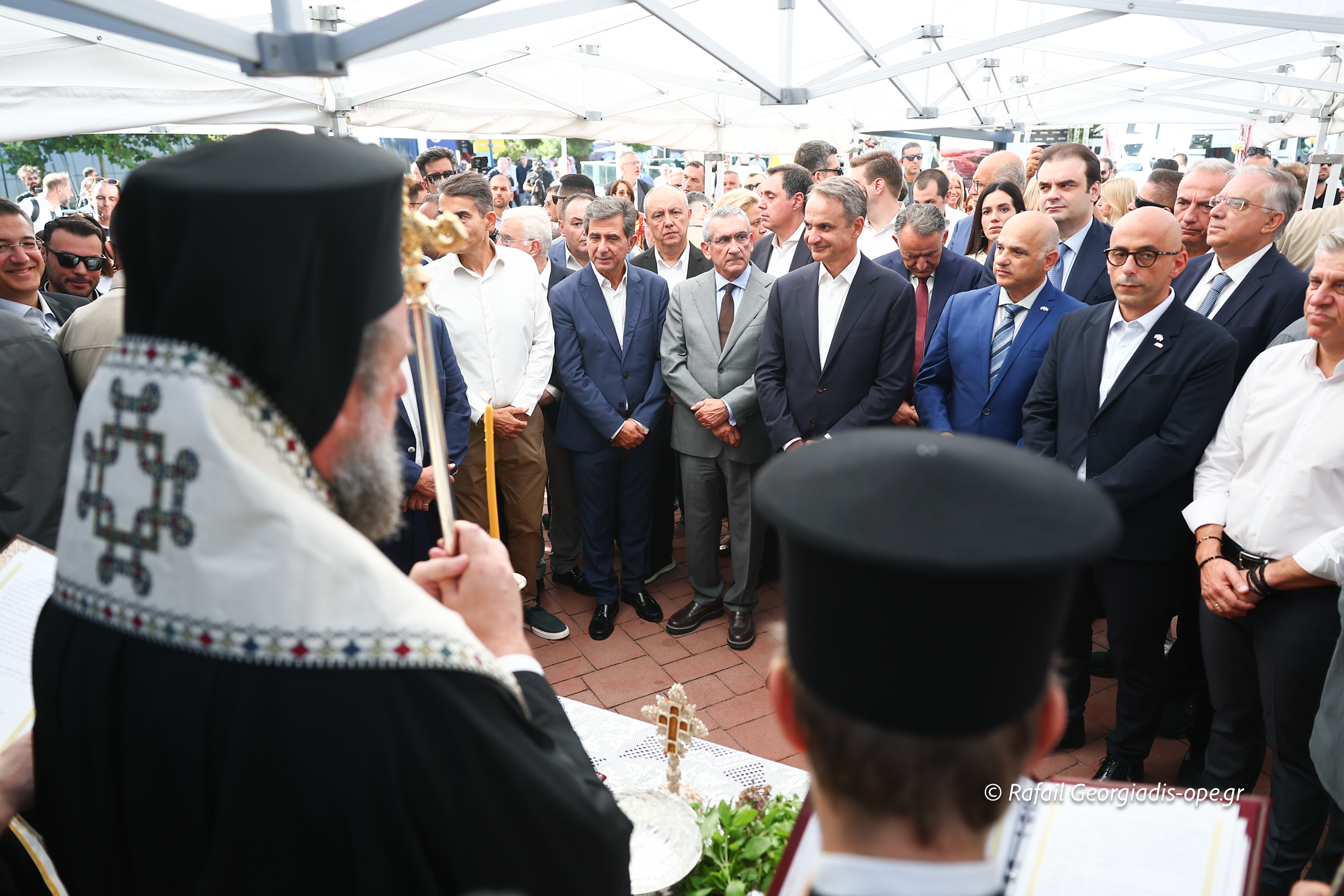 Ο Μητροπολίτης Θεσσαλονίκης Φιλόθεος τέλεσε αγιασμό για την 90ή ΔΕΘ - μια φωτογραφία 5