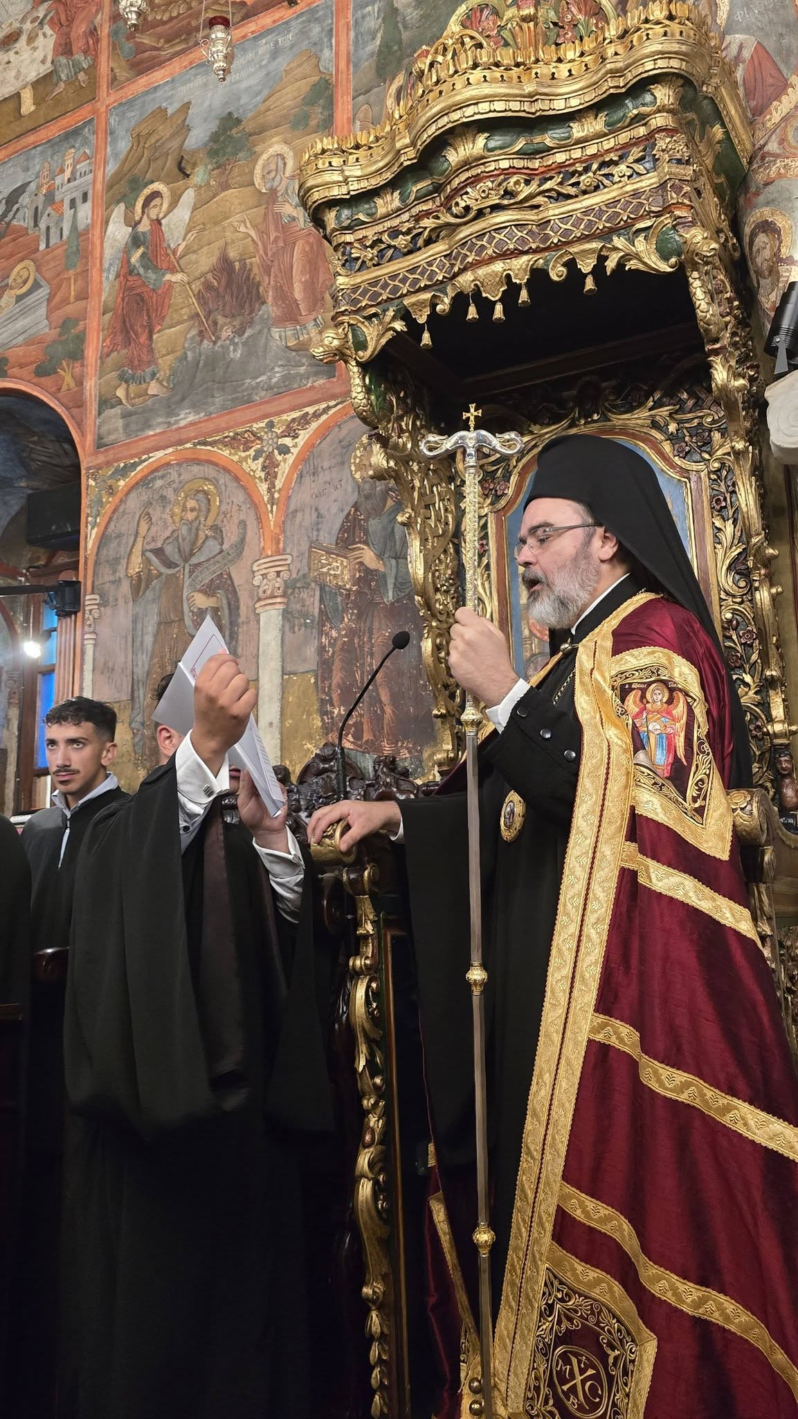 Ο Μητροπολίτης Σμύρνης Βαρθολομαίος στην εορτάζουσα Μονή Πανορμίτου Σύμης - μια φωτογραφία 13