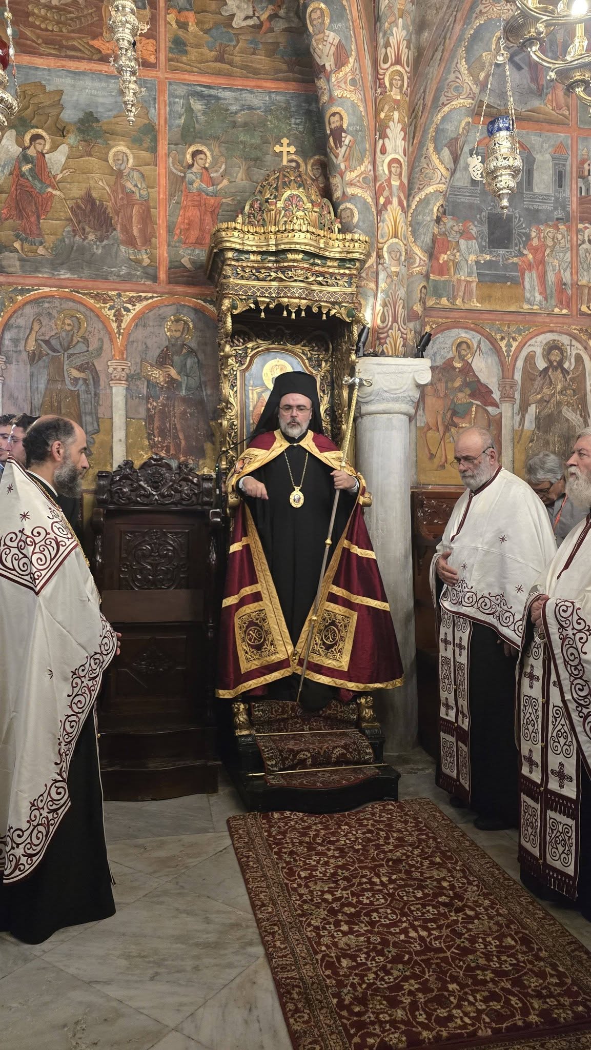 Ο Μητροπολίτης Σμύρνης Βαρθολομαίος στην εορτάζουσα Μονή Πανορμίτου Σύμης - μια φωτογραφία 16