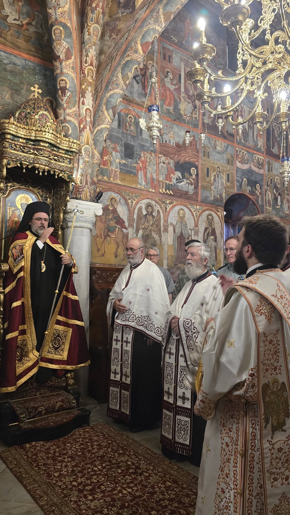 Ο Μητροπολίτης Σμύρνης Βαρθολομαίος στην εορτάζουσα Μονή Πανορμίτου Σύμης - μια φωτογραφία 17