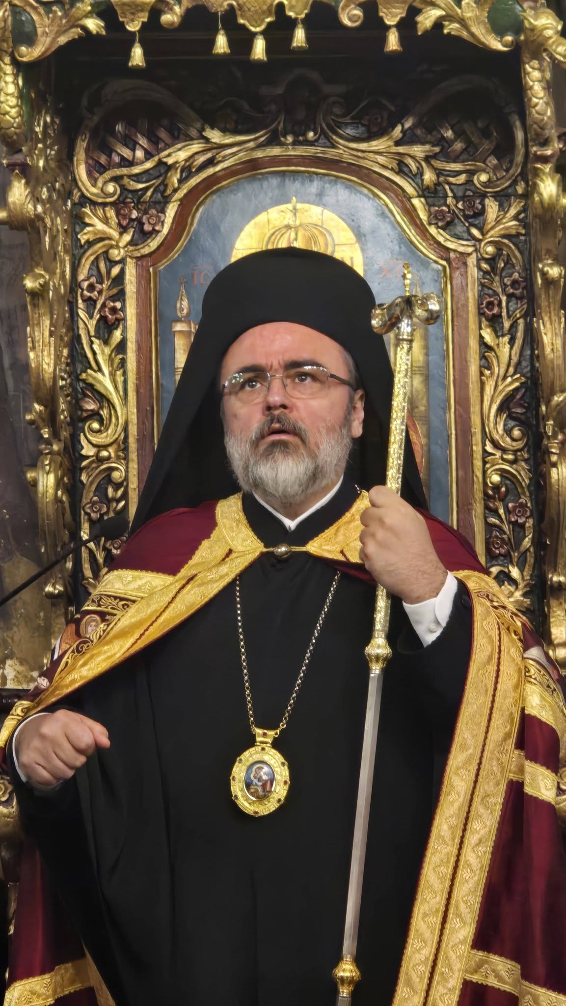 Ο Μητροπολίτης Σμύρνης Βαρθολομαίος στην εορτάζουσα Μονή Πανορμίτου Σύμης - μια φωτογραφία 19
