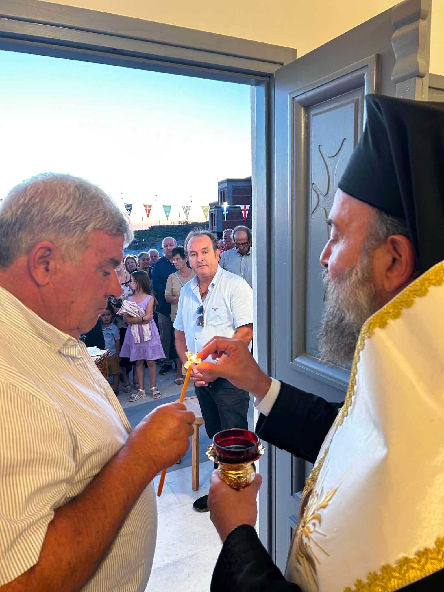 Θυρανοίξια παρεκκλησίου Παναγίας Καλαμιώτισσας τελέσθηκαν στη Σαντορίνη - μια φωτογραφία 2