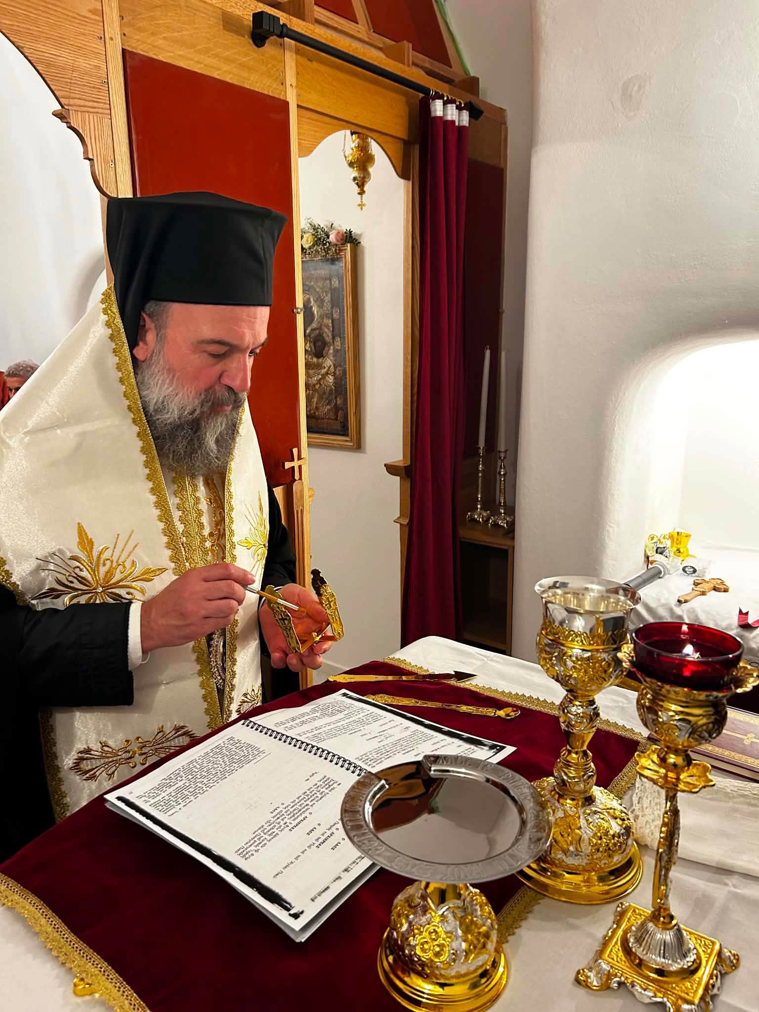 Θυρανοίξια παρεκκλησίου Παναγίας Καλαμιώτισσας τελέσθηκαν στη Σαντορίνη - μια φωτογραφία 4