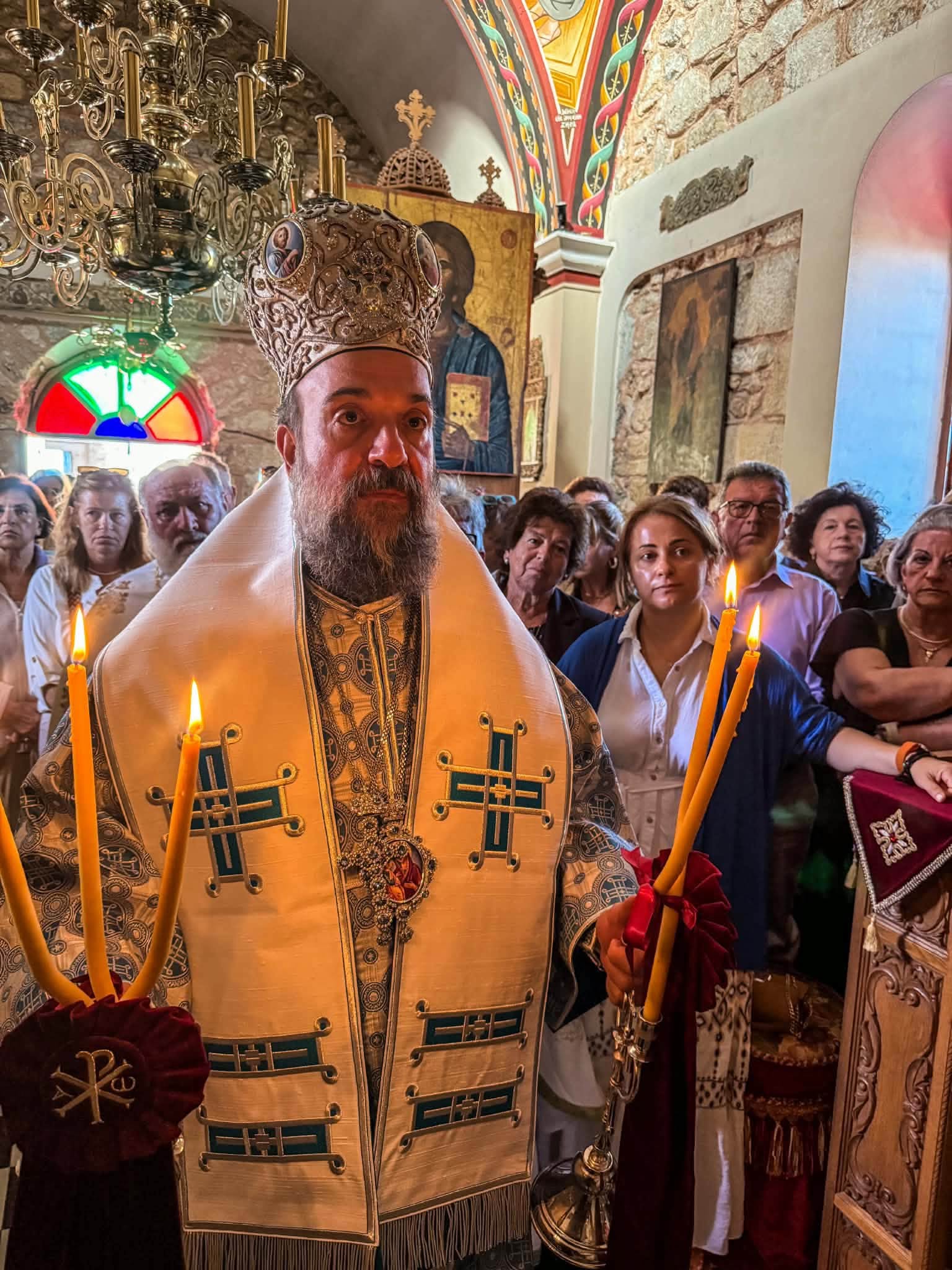 Με λαμπρότητα εορτάσθηκε και λιτανεύτηκε η Παναγία Καλαμιώτισσα στην Ανάφη - μια φωτογραφία 5
