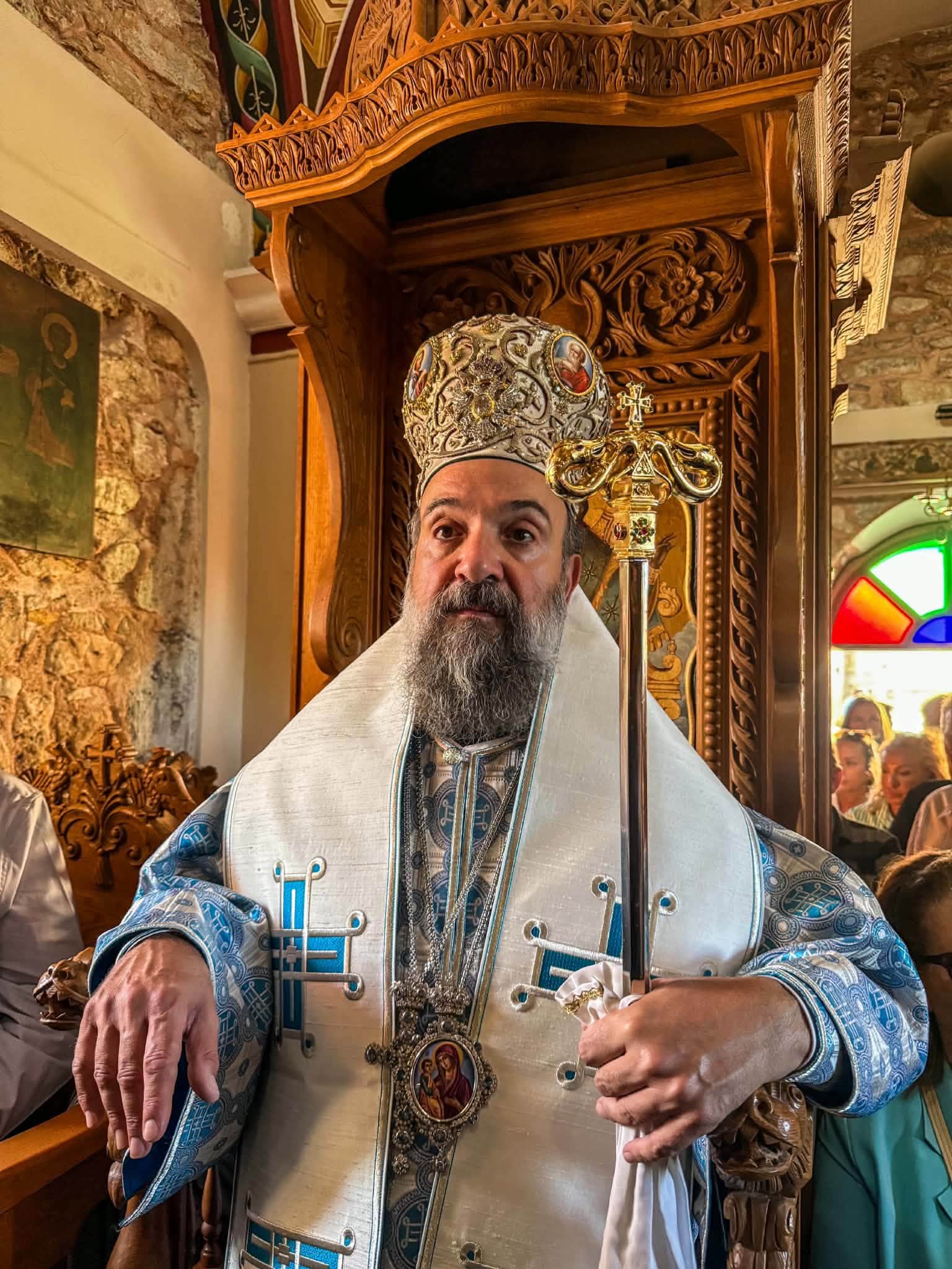 Με λαμπρότητα εορτάσθηκε και λιτανεύτηκε η Παναγία Καλαμιώτισσα στην Ανάφη - μια φωτογραφία 7