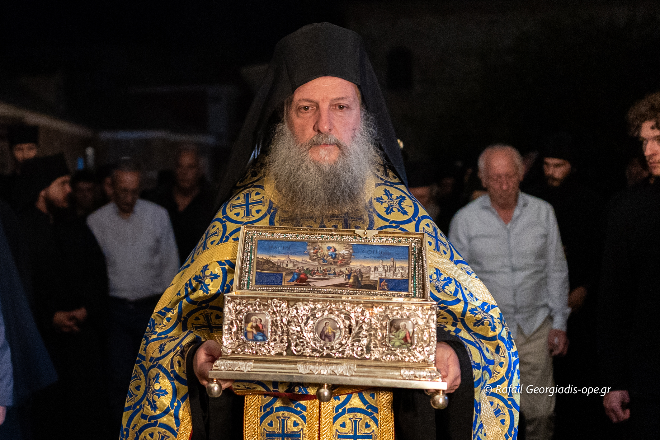 Λαμπρά εορτάστηκε η Κατάθεση της Τιμίας Ζώνης στη Μονή Βατοπαιδίου - μια φωτογραφία 7
