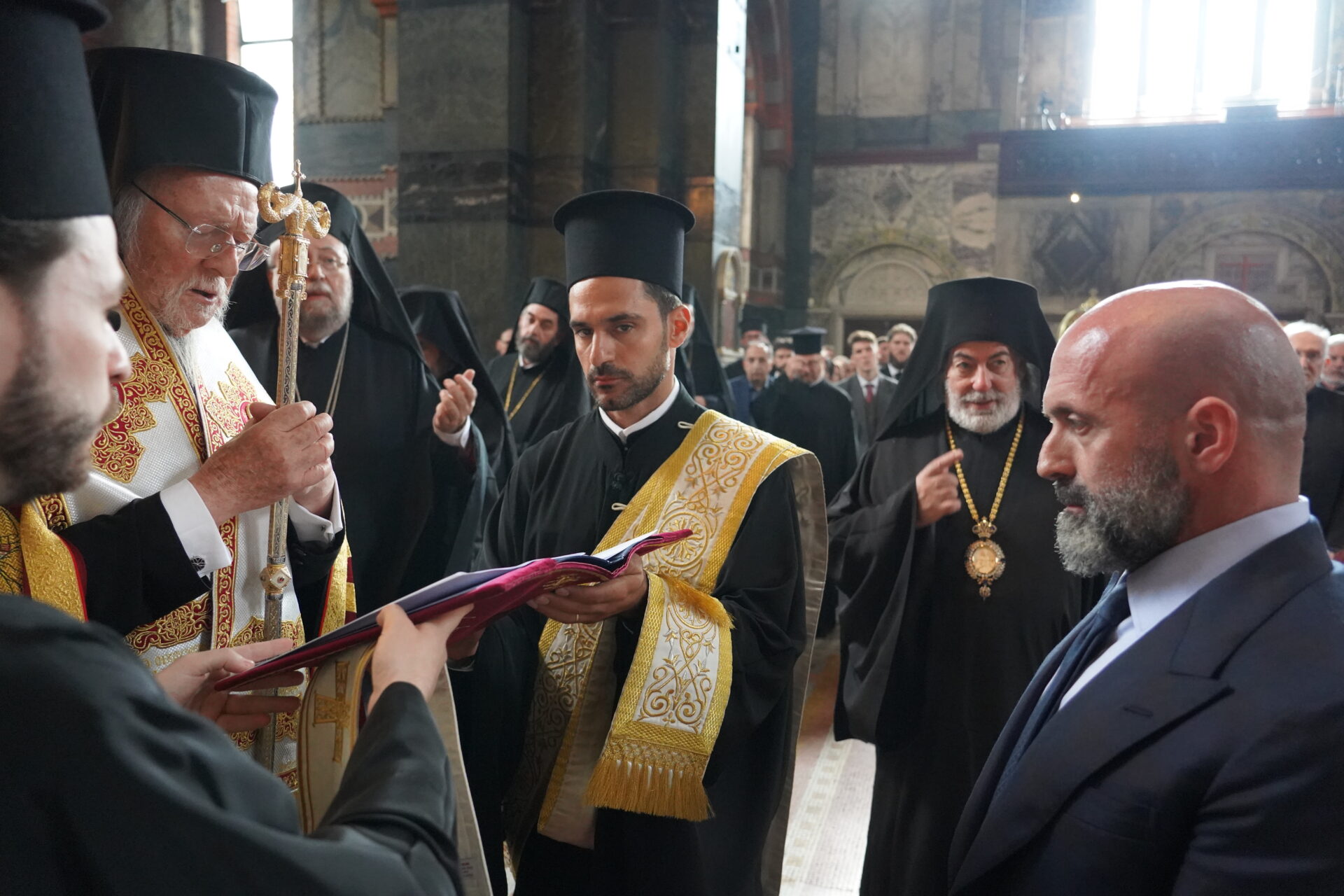 Ο Πατριάρχης Βαρθολομαίος στα ονομαστήρια του Θυατείρων Νικήτα στο Λονδίνο - μια φωτογραφία 9