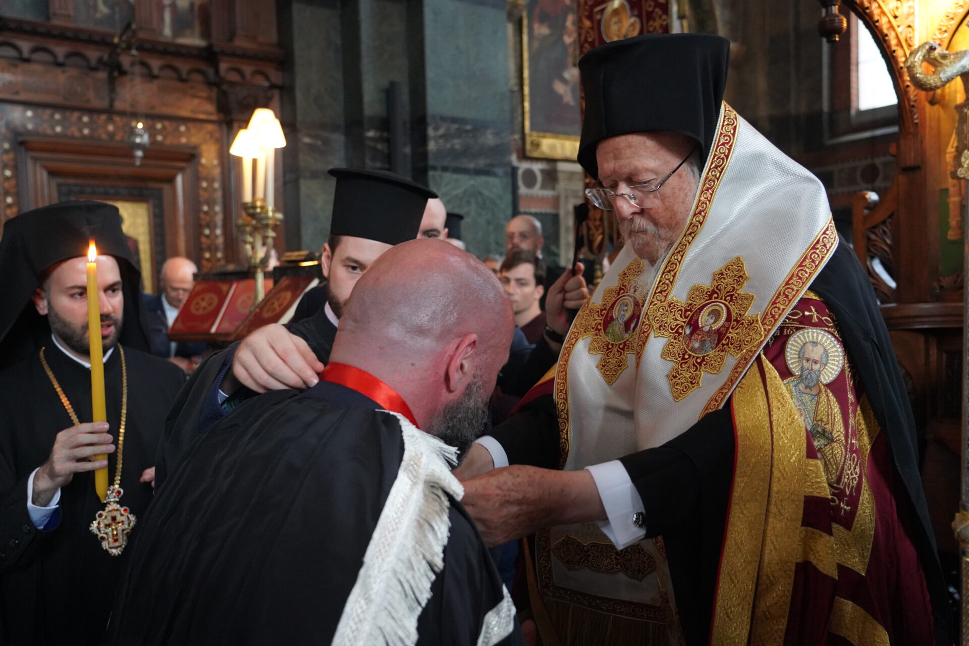 Ο Πατριάρχης Βαρθολομαίος στα ονομαστήρια του Θυατείρων Νικήτα στο Λονδίνο - μια φωτογραφία 10