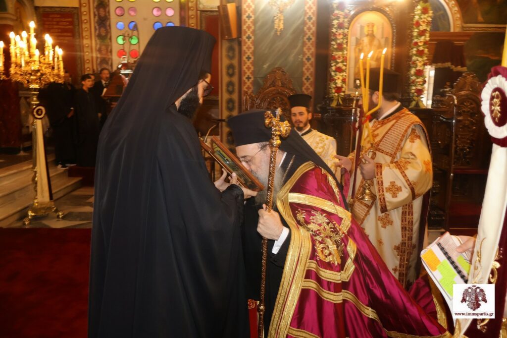 Αρχιερατικό Συλλείτουργο τελέστηκε για τα ονομαστήρια του Μητροπολίτη Σπάρτης - μια φωτογραφία 3
