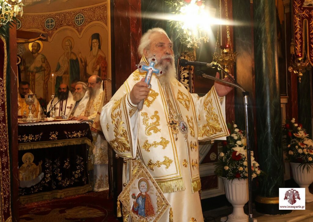 Αρχιερατικό Συλλείτουργο τελέστηκε για τα ονομαστήρια του Μητροπολίτη Σπάρτης - μια φωτογραφία 13