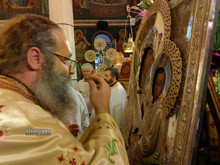 Το Ναύπλιο υποδέχθηκε την εικόνα της Παναγίας του Όρους των Ελαιών - μια φωτογραφία 4