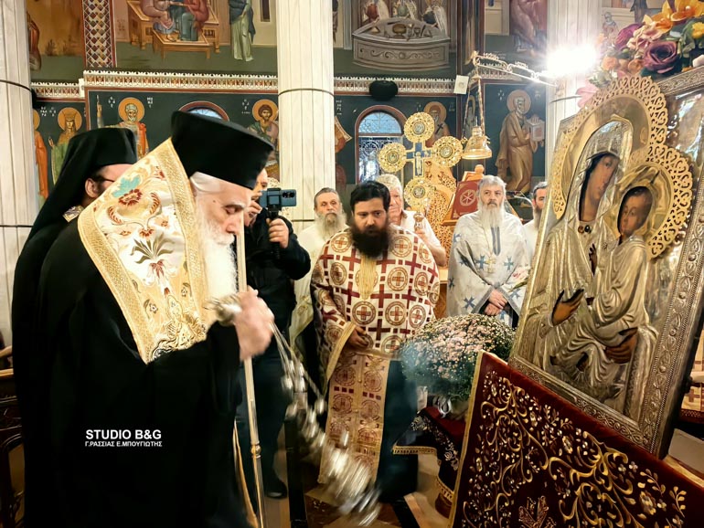 Το Ναύπλιο υποδέχθηκε την εικόνα της Παναγίας του Όρους των Ελαιών - μια φωτογραφία 5