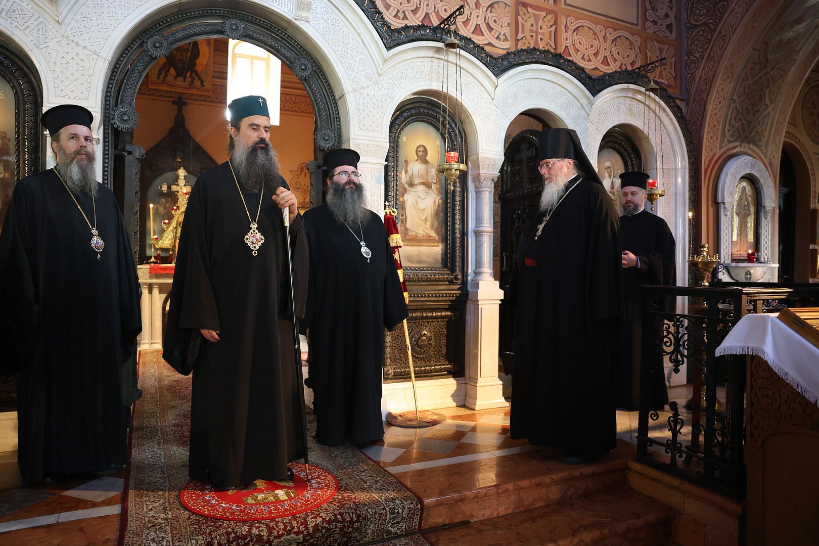 Ο Πατριάρχης Βουλγαρίας επισκέφθηκε την Ι. Μ. Αγ. Μαγδαληνής στη Γεθσημανή - μια φωτογραφία 3