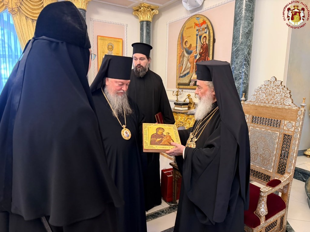 Ο Πατριάρχης Ιεροσολύμων δέχθηκε εκπρόσωπο της Βιβλικής Εταιρείας - μια φωτογραφία 3