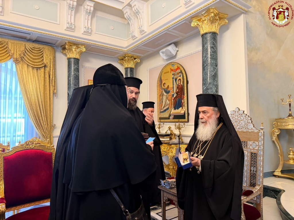 Ο Πατριάρχης Ιεροσολύμων δέχθηκε εκπρόσωπο της Βιβλικής Εταιρείας - μια φωτογραφία 5