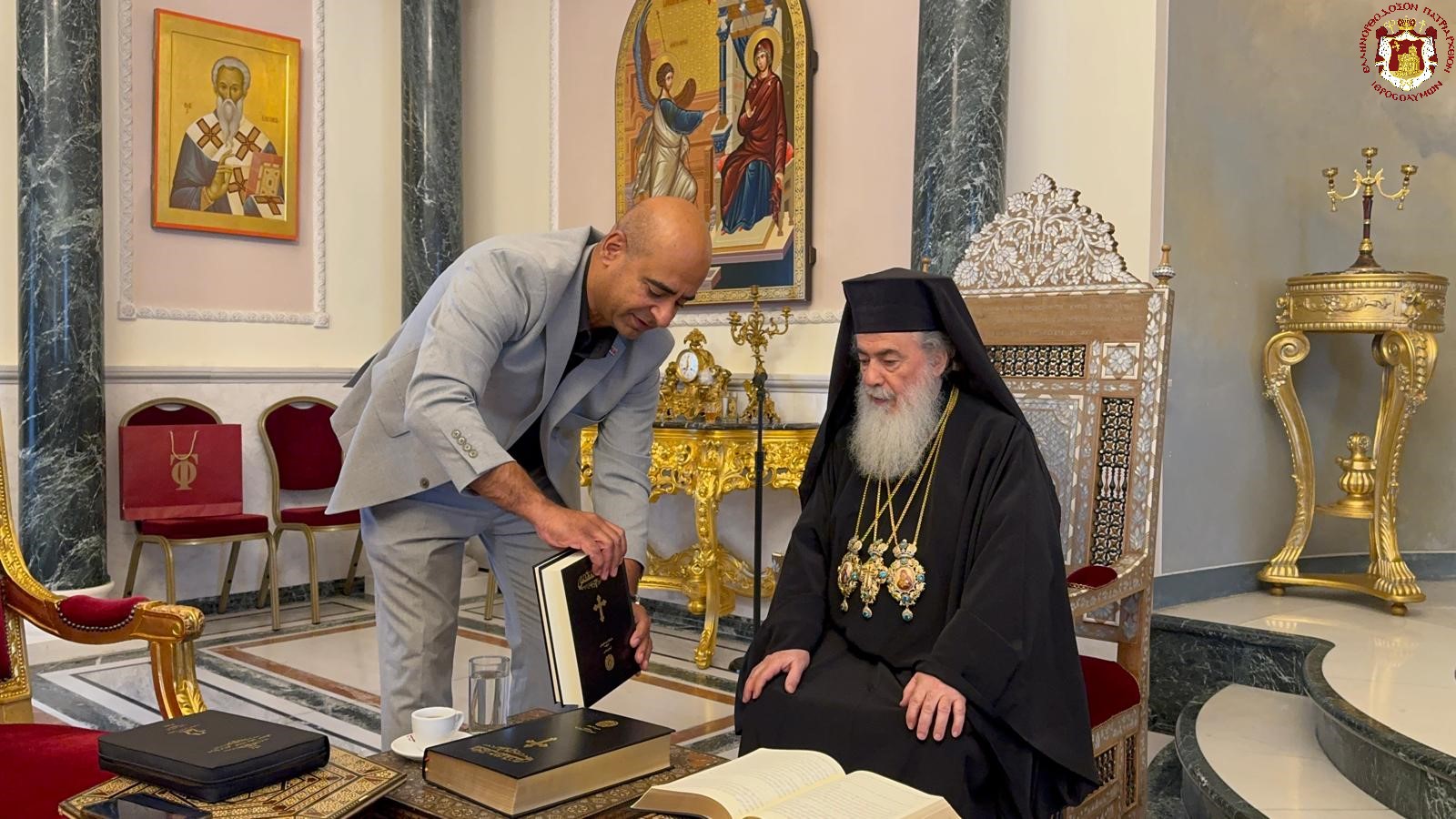 Ο Πατριάρχης Ιεροσολύμων δέχθηκε εκπρόσωπο της Βιβλικής Εταιρείας - μια φωτογραφία 8