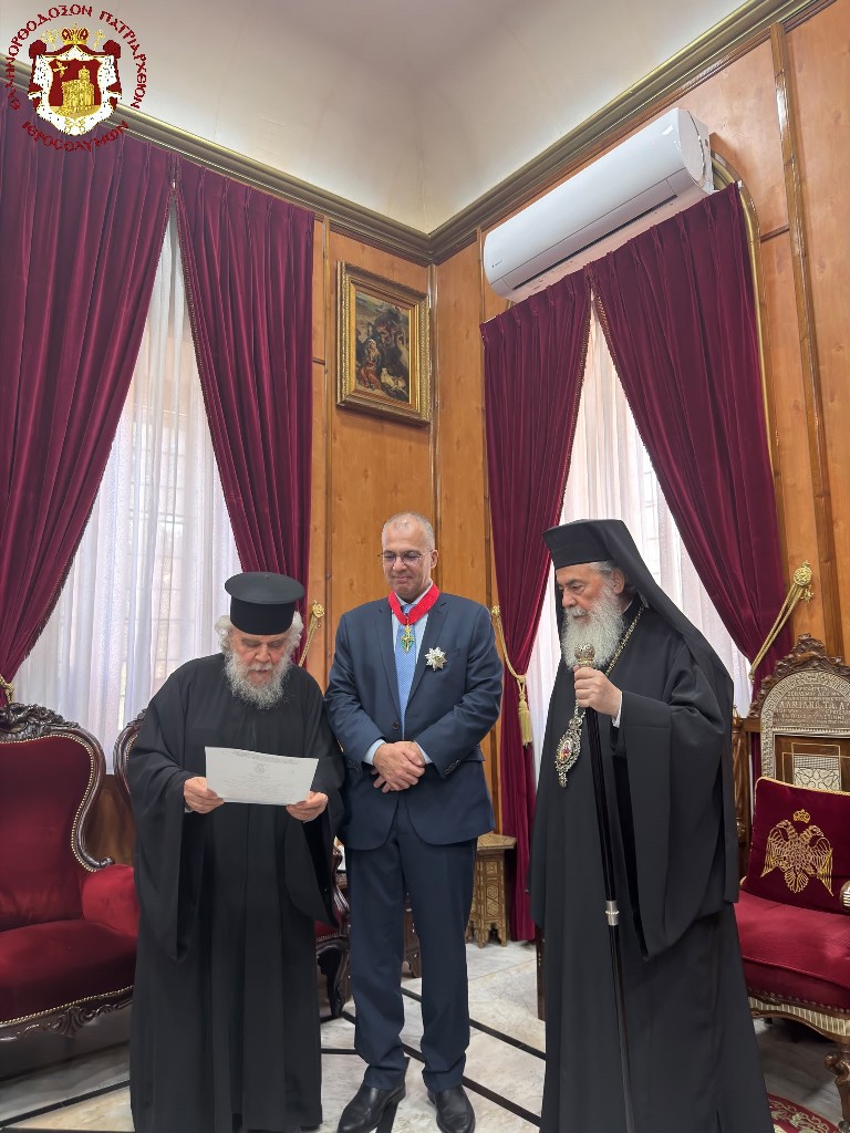 Ο Πατριάρχης Ιεροσολύμων δέχθηκε τον Γενικό Γραμματέα Θρησκευμάτων - μια φωτογραφία 2