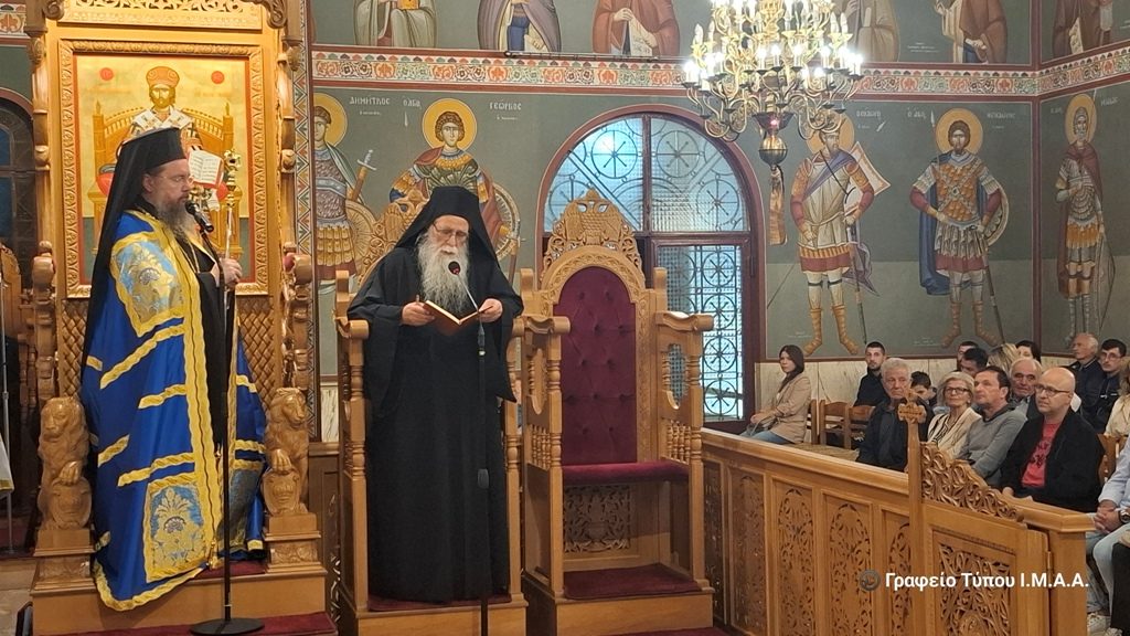 Αντίγραφο της Παναγίας Πορταΐτισσας υποδέχθηκε η Αγία Βαρβάρα Αγρινίου - μια φωτογραφία 19