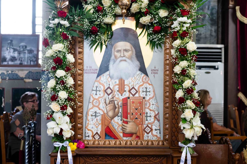 Ενθρονίστηκε η Εφέστιος Εικόνα του Αγίου Χρυσοστόμου του νέου στη γενέτειρά του - μια φωτογραφία 1
