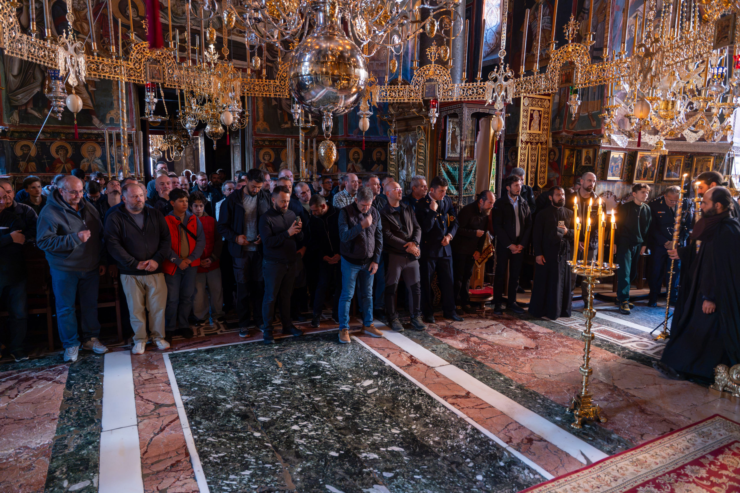 Αγιορείτικη μυσταγωγία στο Βατοπαίδι: Τιμήθηκε ο Όσιος Ευδόκιμος - μια φωτογραφία 15