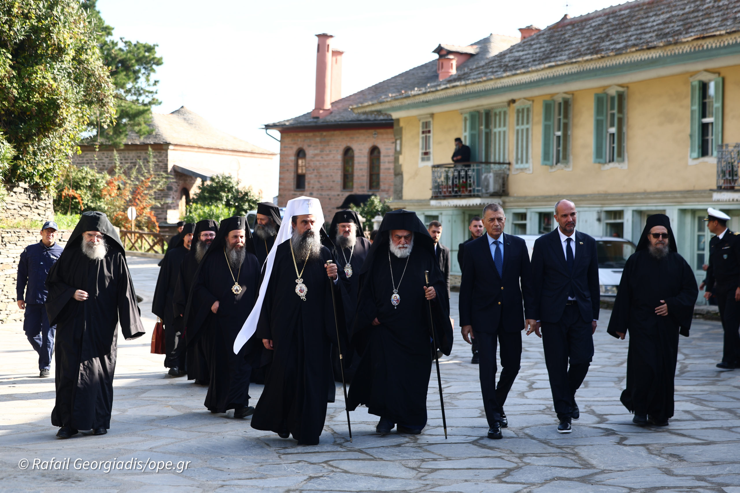 Ο Πατριάρχης Βουλγαρίας επισκέφθηκε για πρώτη φορά  το Άγιον Όρος - μια φωτογραφία 1