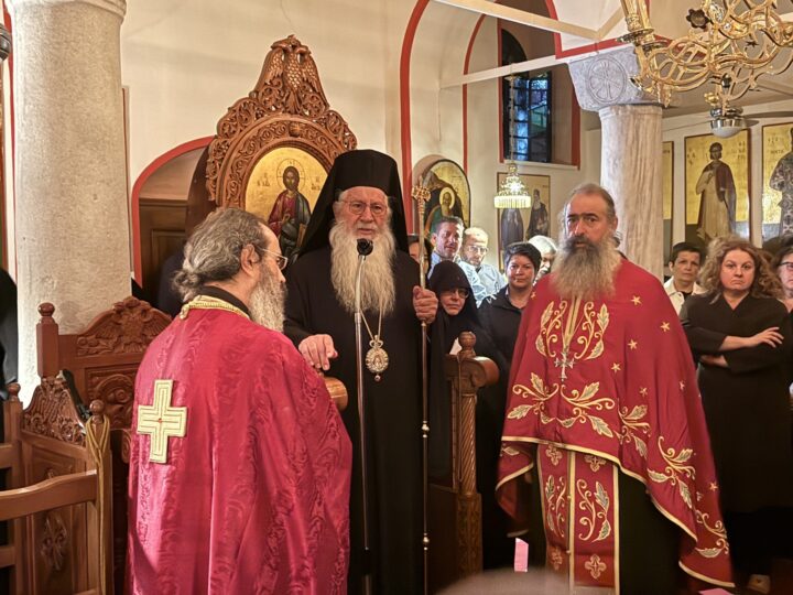 Ρασοφορία δόκιμης μοναχής στην Ιερά Μονή Μαζαρακίου στα Βαγία - μια φωτογραφία 3