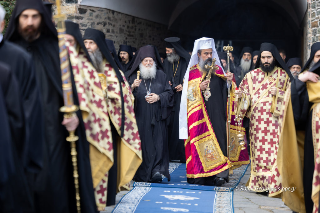 Ο Πατριάρχης Βουλγαρίας Δανιήλ επισκέφθηκε τη Μονή Βατοπαιδίου στο Άγιον Όρος - μια φωτογραφία 3