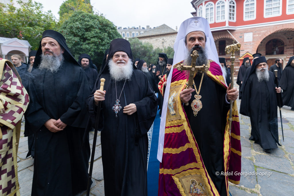 Ο Πατριάρχης Βουλγαρίας Δανιήλ επισκέφθηκε τη Μονή Βατοπαιδίου στο Άγιον Όρος - μια φωτογραφία 11