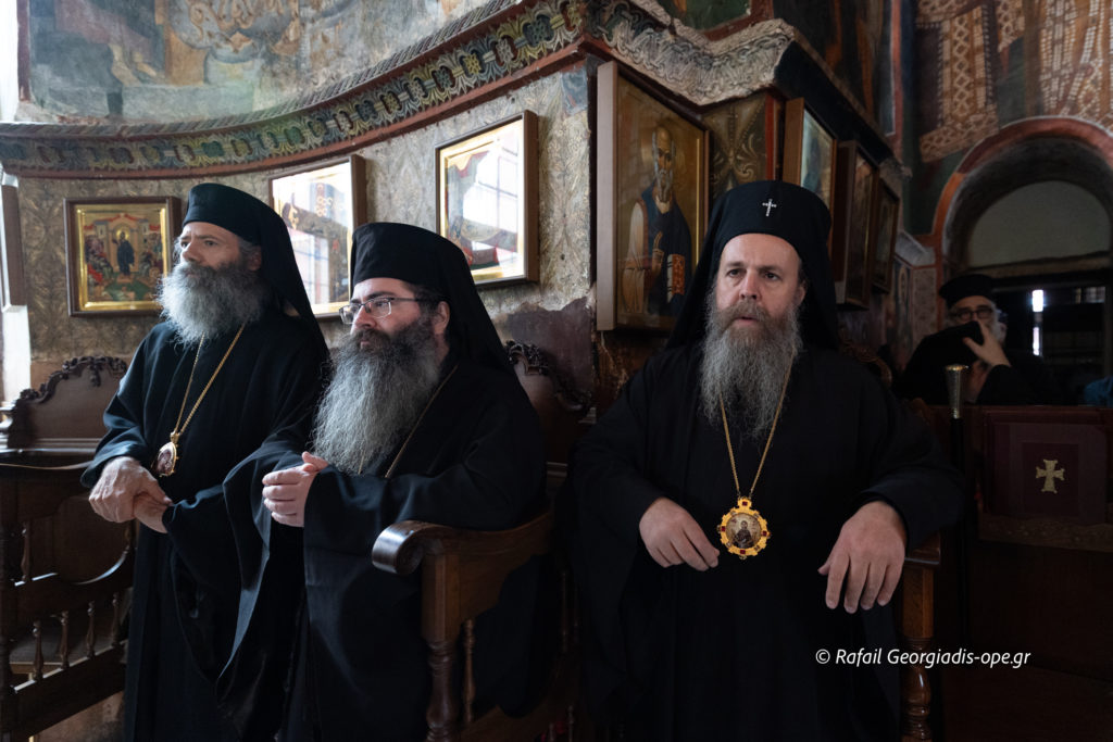 Ο Πατριάρχης Βουλγαρίας Δανιήλ επισκέφθηκε τη Μονή Βατοπαιδίου στο Άγιον Όρος - μια φωτογραφία 14