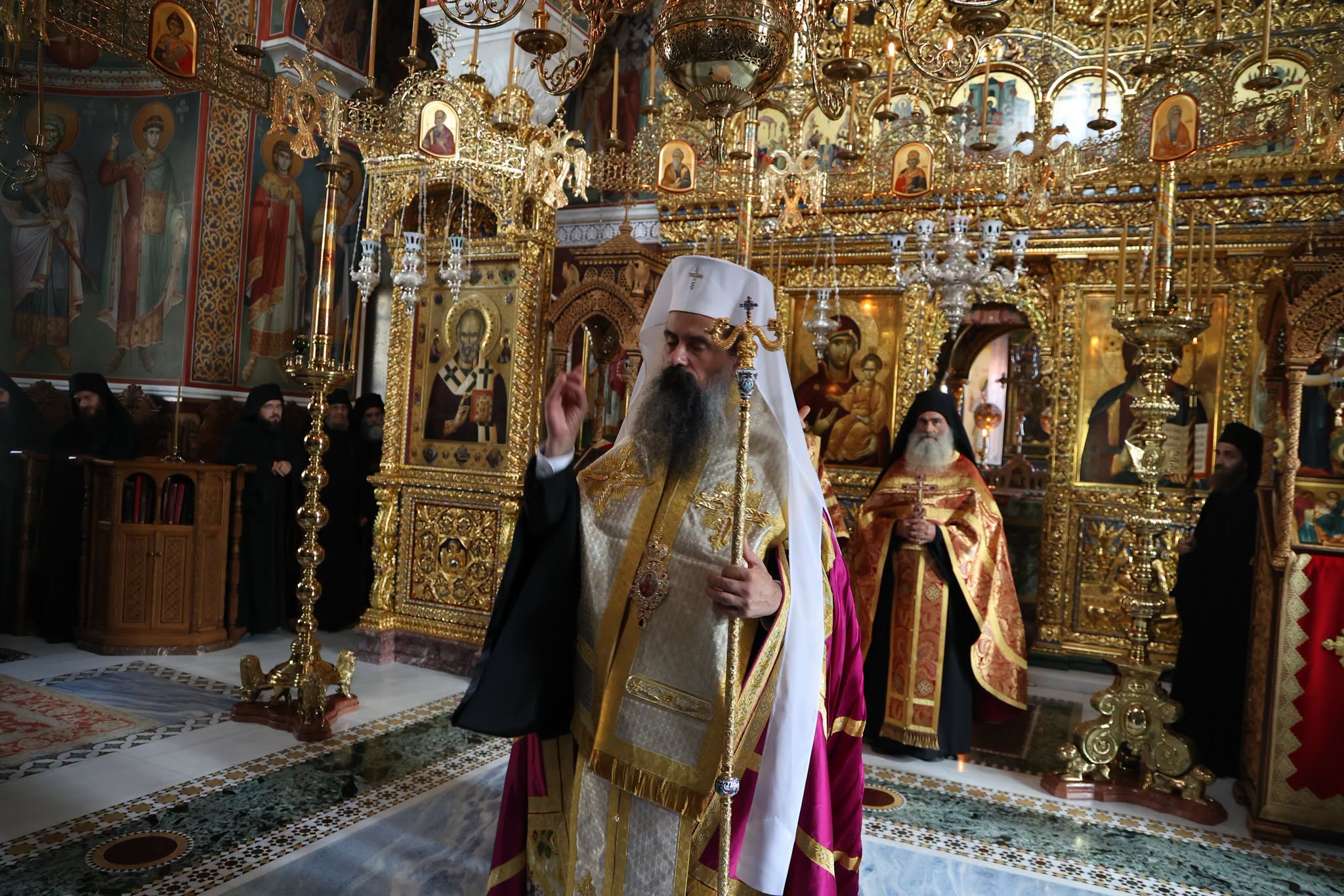 Στη Μονή Ζωγράφου ο Πατριάρχης Βουλγαρίας Δανιήλ έπειτα από μισό αιώνα - μια φωτογραφία 1