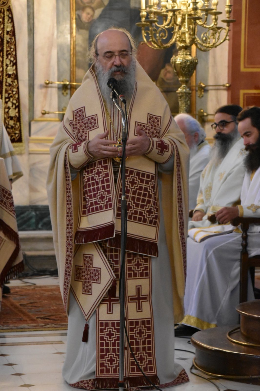 Αρχαιοπρεπής Θεία Λειτουργία του Αγίου Ιακώβου τελέστηκε στην Ευαγγελίστρια Πατρών - μια φωτογραφία 13