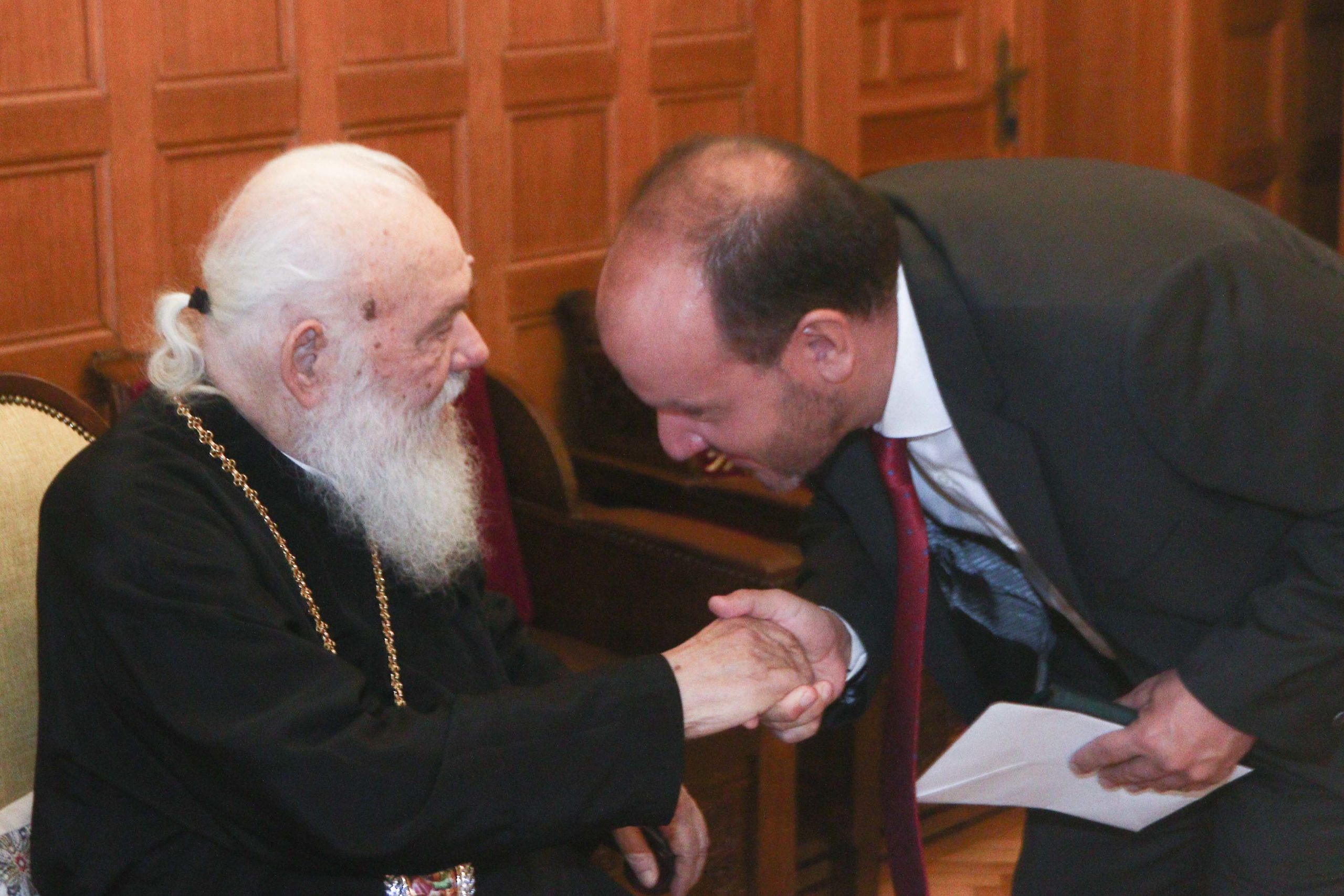 Αρχιεπίσκοπος Ιερώνυμος: Συναντήσεις με επίσημα στελέχη στην Αρχιεπισκοπή - μια φωτογραφία 1