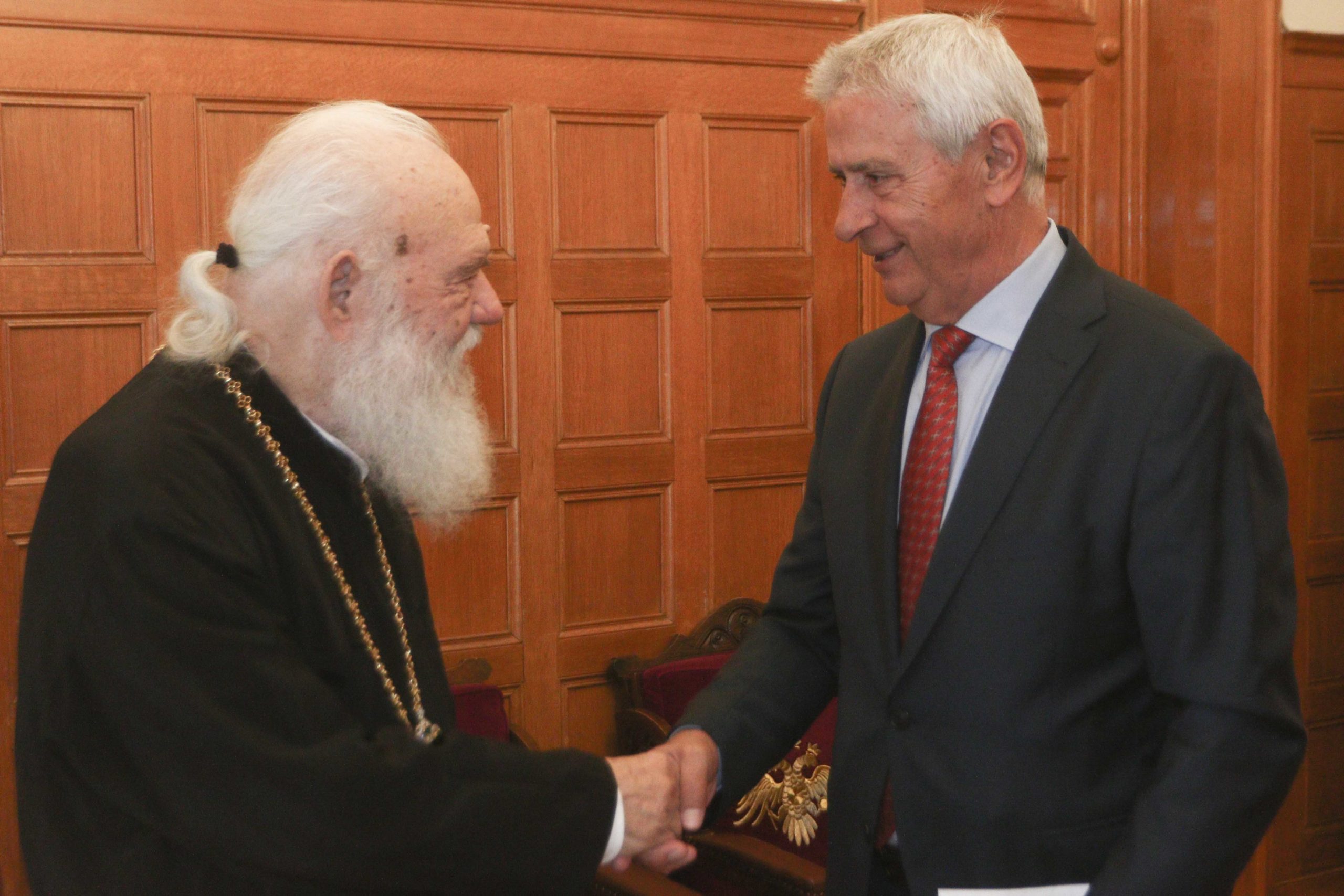 Αρχιεπίσκοπος Ιερώνυμος: Συναντήσεις με επίσημα στελέχη στην Αρχιεπισκοπή - μια φωτογραφία 3