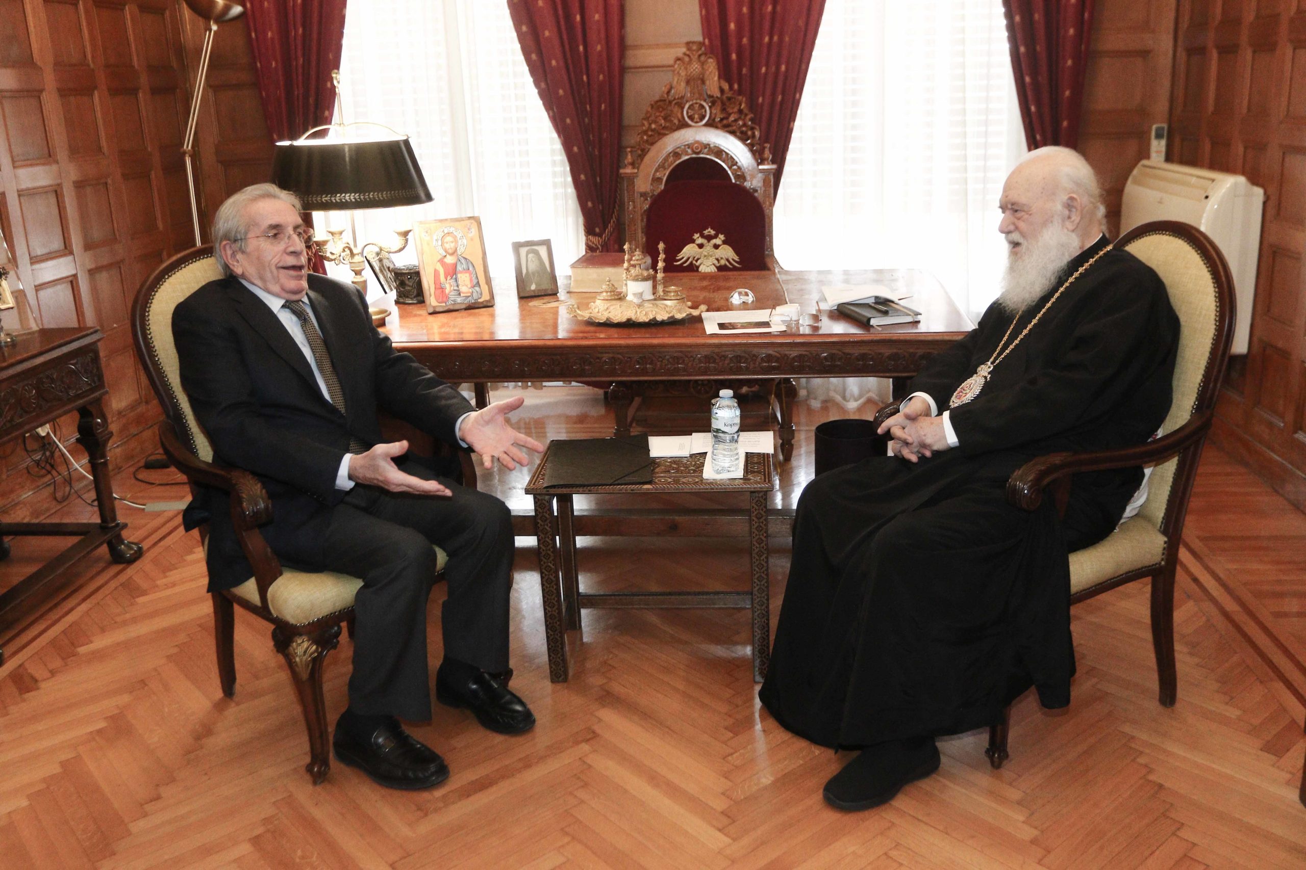 Αρχιεπίσκοπος Ιερώνυμος: Συναντήσεις με επίσημα στελέχη στην Αρχιεπισκοπή - μια φωτογραφία 9